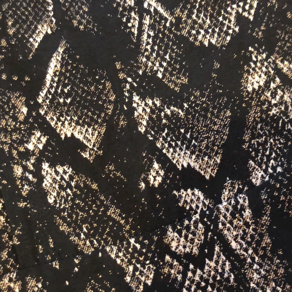 Strapless Python Print Cocktail Dress, Size 0 - image 3